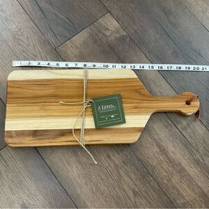 Teak Cutting Board by Lipper International made in Brazil New